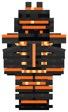 Enochian armour, front view
