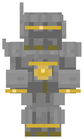 Justiciar armour, front view